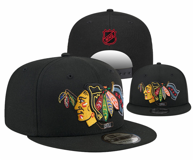 Chicago Blackhawks Stitched Snapback Hats 001